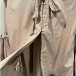 Free People Bell Sleeve Tie Back Pinko Top Photo 9