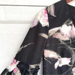 White House | Black Market Womens Dress Floral Bell Sleeve V Neck Shift Size 4 Photo 7