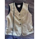 Woolrich Vintage Corduroy Cord Vest Womens Button Up 70s Tan Western Medium  Photo 5