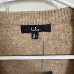 Lulus NWT  tan cardigan size medium Photo 2