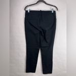 A New Day  Black Stretch Ankle Pants, Cotton Blend, Workwear Slim Trousers Photo 2