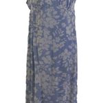Vintage Motherhood maternity dress (stains) blue floral tie back Size undefined Photo 0