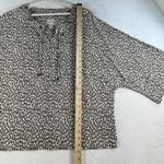 Chico's 3 US XL 16 Micro Cheetah East West Top Animal Print Blouse Safari Women’s Photo 12