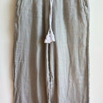 Cynthia Rowley  100% Linen Wide Leg Pull On Drawstring Lightweight Pants Photo 0
