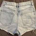 ZARA high rise denim shorts Photo 2