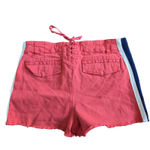 Pam & Gela  High Rise Lace-Up Cut Off Shorts Size: 29 Photo 4