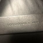 Olga Santini Black Genuine Leather belt with silver accents boho hippie indie bohemian festival Size XL Photo 3