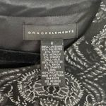 Grace Elements Black Jacquard Sleeveless Straight Sheath Dress ~ Size 6 Photo 3