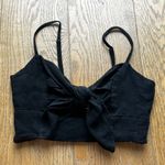 Isabelle's Cabinet Isabelle’s Cabinet Black Cut-out Bow Top Size S Photo 0