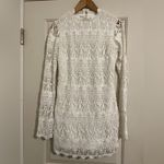 Daughters of Simone X BHLDN $675 Kellen Open Back Mini White Wedding Dress Flaw Size M Photo 2