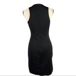 Daniel Cremieux Cremieux Black Sleeveless Sheath Dress Stretch Ponte Knit Side Lacing Career 4 Photo 4