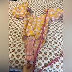 ZARA EUC  **Bloggers Fav** Printed Poplin Puff Sleeve Bodysuit Size Medium Photo 10