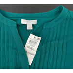 Charter Club  Womens Shirt Green Size Small‎ NWT (A150) Photo 3