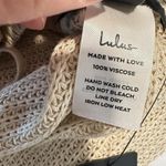 Lulus Side Tie Cream Sleeveless Sweater Size M Boho Festival Minimalist Neutral Size M Photo 5