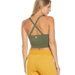 Free People Movement Forest Green Good Karma Crop Top/bra Women’s M/L Photo 6