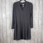 Anthropologie Dolan Left Coast Collection  Plum Shift Dress Cupro Blend Sz‎ Small Photo 2