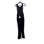 NWT STAUD Black Velvet Halter Jumpsuit Sz. 4 Photo 4