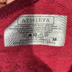Athleta Women’s Long Sleeve Wool Blend Printed Shirt Size Medium Style 152516 Photo 2