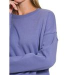 Zenana Outfitters ✨NWT Full Size Fleece Drop Shoulder Sweatshirt Plus Size‎ Photo 1