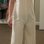 White Flare Jumpsuit Photo 1