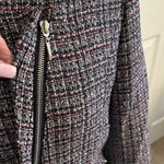 White House | Black Market WHBM woman’s tweed moto blazer size 4 Photo 2