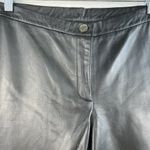 Vtg 90s Kelli Kouri Sz 6 Leather Pants Black Straight Bikercore Goth Punk Grunge Photo 3