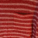 Stars Above Red & White Striped Cozy Pocket Tee Long Sleeve Medium Photo 5