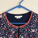 Boden Claire Jersey Bird Lock and Key Print Dress Photo 3