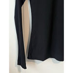 Boody Ribbed Knit Turtleneck Top Women's Size Small Black Long Sleeve Viscose Photo 3