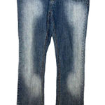 Angels Y2K Straight Leg Denim Blue Jeans Mid Rise 12 Stretch Embroidered Pockets Photo 0