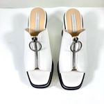 Stella McCartney Sneakelyse Platform Wedge Zip Slide Sandals White Size 40.5 EU Photo 10