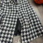 Modcloth  Black and White Houndstooth Women's Jacket poncho size M Photo 11