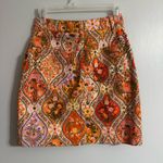 Farm Rio for Anthropologie Vibrant Floral Brazilian Rainforest Skirt Size XS Photo 2