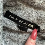 Rag and Bone light heather gray knit turtleneck long sleeve sweater size S Photo 6