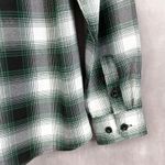 Dixxon Womens Flannel Top Large Callahan Plaid Street Grunge Heritage Overshirt Green Photo 6
