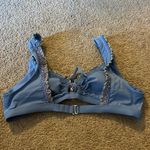 Becca  blue swim top M Photo 2