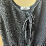 Grace Marin Black Sleeveless Jumpsuit Smocked Bodice Women’s Large Stretch Pants Photo 4