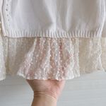 Club Monaco  White and Cream Polka Dot Knit Tank Top Photo 4