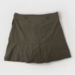 Athleta  Whatever Skort Skirt Size 12‎ Gray Knee Length Athletic Workout Lounge Photo 1