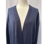 it's our time Women’s It’s Our Time Navy Blue Open front Cardigan Sz L Photo 1