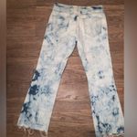 MOTHER Superior | The Insider Ankle Fray In A Tizzy Tie Dye Jeans Summer denim Blue Size 12 Photo 10
