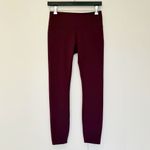 Outdoor Voices  Sprint Thermal Leggings Maroon Burgundy Small Photo 2