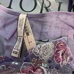 Victoria's Secret Victoria’s Secret floral embroidered Garter and Panty set Photo 2