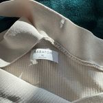 Aritzia Matte Pearl Sculpt Knit Criss Cross Cropped Tank Photo 2