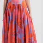 Hutch NWOT Aza A-Line Halter gown Purple Gardenia Sz 12 Photo 0