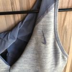 sports bra blue in color size large blue Nike sports bra twist bra workout Photo 2