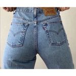 Levi's VTG (1997) 512 Jeans Womens 9 M Blue Denim High Rise Tapered Leg Made USA Photo 11