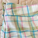 Athleta  Pastel Plaid Pleated Golf Skirt Size 12 Photo 5
