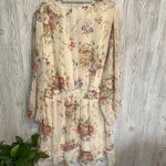 LC Lauren Conrad  Floral Cream Dress Photo 4