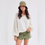 Out From Under  Sienna Mesh Pullover Sweatshirt Size Small Photo 9